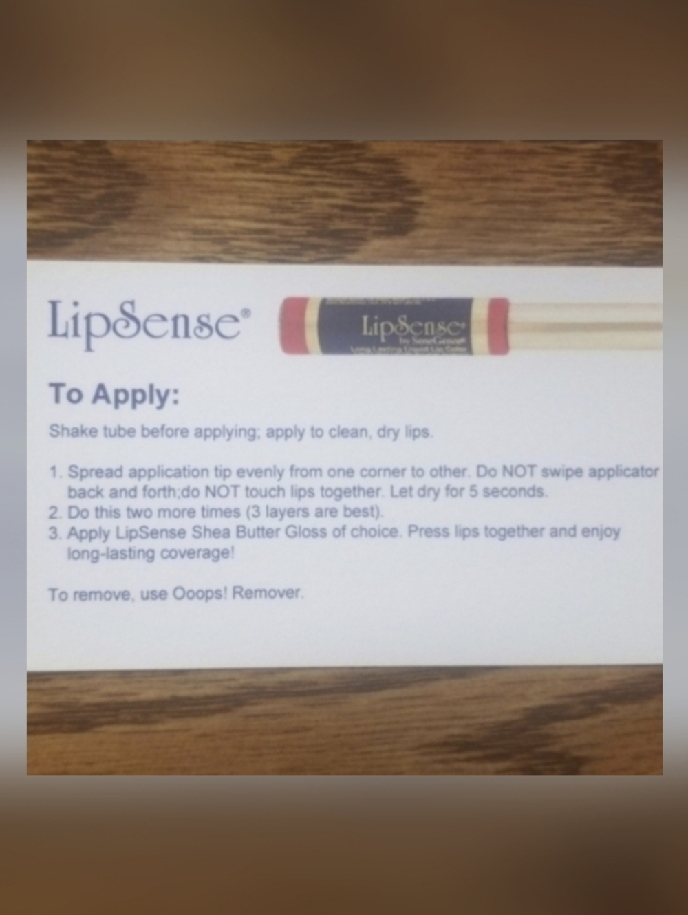 LAST ONE! BLU-RED LipSense - Picture 4 of 5
